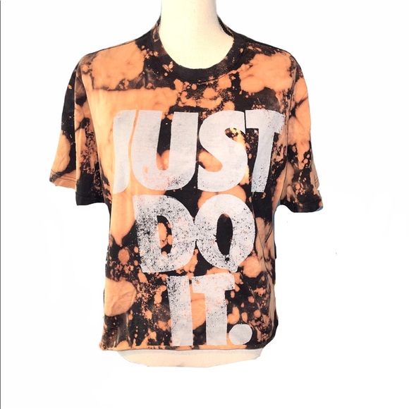 Nike Tops - Nike Custom Bleached Just Do It Tee